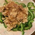 〈＊HATO＊〉's cooksnap of when they made 無限、ゴーヤのお浸し.
