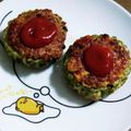 マヨビーム's cooksnap of when they made ゴーヤの肉詰☆ダブルチーズ焼き.