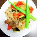 ひなたのねこやなぎ's cooksnap of when they made 豚ロースとパプリカの黒酢炒め.