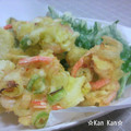 ☆Kan Kan☆'s cooksnap of when they made 甘エビとねぎのかき揚げ.
