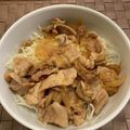 在宅勤務のおじさん's cooksnap of when they made 新キャベツたっぷり♡豚肉のしょうが焼き丼.