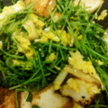 ばぁんすあん's cooksnap of when they made 簡単　豆苗と厚揚げの卵炒め白だし味.