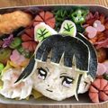 SAORI☆G's cooksnap of when they made 鬼滅♪キャラ弁♪栗花落カナヲぺたん娘Vr.