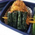 CASAmisa's cooksnap of when they made 子供喜ぶ♡お弁当にポークビッツのり巻き♡.