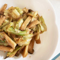 姉妹ママ☆ぺっかな's cooksnap of when they made 包丁いらずで簡単♪エリンギとキャベツ炒め.