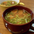 まなポコ's cooksnap of when they made ウェイパーで✩豆苗とトマトのスープ.
