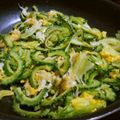 お塩と砂糖's cooksnap of when they made ゴーヤチャンプルー風簡単マヨネーズ炒め物.