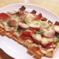 coco_mi's cooksnap of when they made 【使いきり】パンの耳de簡単ピザ.