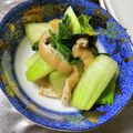 うめもり♪'s cooksnap of when they made チンゲン菜と油揚げの煮浸し.