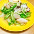 メルティローズ's cooksnap of when they made シーフードとアスパラのガーリック炒め.