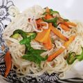 くまじ◎'s cooksnap of when they made 余った素麺で素麺チャンプルー.