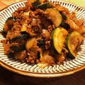 Riyusa's cooksnap of when they made ズッキーニとひき肉のカレー醤油炒め.