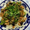 ☆さぶ☆☆'s cooksnap of when they made 鶏肉と茄子の大葉味噌炒めのせ そうめん.