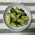 いけと's cooksnap of when they made 漬け時間なしきゅうり麺ポンうまだれ浅漬け.