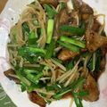愛犬はマロン's cooksnap of when they made レバニラ炒め.