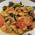 sytak's cooksnap of when they made 簡単★美味★ズッキーニとトマトの卵炒め.