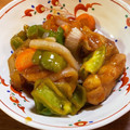 かーちん。's cooksnap of when they made ピーマンと鶏もも肉の黒胡椒甘酢炒め.
