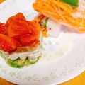 にゃにゃん16's cooksnap of when they made ♪サーモンとアボカドのフレンチ風前菜♪.