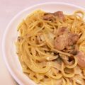 yama-chan's cooksnap of when they made 余り物＆ワンポット★チキンクリームパスタ.