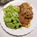 タピ子's cooksnap of when they made ポークジンジャー♪豚の生姜焼き.
