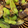 105♡'s cooksnap of when they made ナスとししとうの味噌炒め.