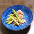 KAKO_KAKO's cooksnap of when they made 簡単◎アスパラえのきベーコンのポン酢炒め.