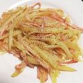 クック6PQIW1☆'s cooksnap of when they made ✿千切りポテト＆ハム炒め✿.