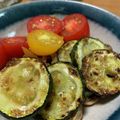 おかすんよ's cooksnap of when they made ズッキーニ　粉チーズ焼き.