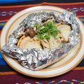 バカリャウ's cooksnap of when they made 簡単おつまみ・ホタテときのこのホイル焼き.
