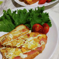 おしゃわさん's cooksnap of when they made 簡単朝食♪ずぼらなエッグチーズトースト.