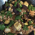 はなはながっぱ's cooksnap of when they made なすとピーマンのみそそぼろ炒め.