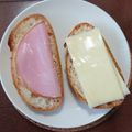 G_Yossan's cooksnap of when they made 市販のソフトフランスパンでオープンサンド.