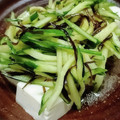 vignemale's cooksnap of when they made １分で旨い！きゅうりやっこ.