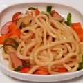 ポニーリボン's cooksnap of when they made こってり旨い♪甘辛マヨで焼きうどん.