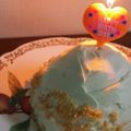 かめクック♪'s cooksnap of when they made ストロベリー☆チーズムースのドームケーキ.