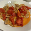 ダイエッターanj's cooksnap of when they made 簡単♡豚肉とトマトのニンニク炒め.