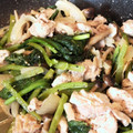 パーントゥー's cooksnap of when they made 豚肉と小松菜のみそマヨ炒め.