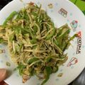 とらおマミー's cooksnap of when they made えのきとピーマンのしらす炒め.