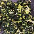 トリニータ♡'s cooksnap of when they made 〈離乳食後期～幼児食〉小松菜わかめの副菜.