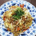 o☆shino's cooksnap of when they made 納豆焼きそば.