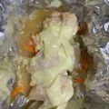 とぉみ98☆'s cooksnap of when they made 簡単！鶏ササミのマヨネーズホイル焼き.