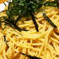 みぽぴぽ's cooksnap of when they made めんつゆde明太パスタ.