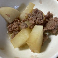 まるまる81818's cooksnap of when they made ルクエで大根とひき肉の煮もの.
