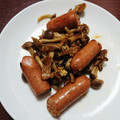 G_Yossan's cooksnap of when they made しめじとソーセージのカレー炒め.