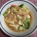 リラックマ君ママ♡'s cooksnap of when they made 豆腐とブロッコリーのあんかけかに玉.