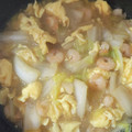 tamago大好き's cooksnap of when they made エビたま白菜のあんかけ焼きそば.