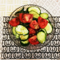 nana_tenjo's cooksnap of when they made きゅうりとトマトの簡単中華風サラダ.