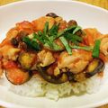 ぽれぽれ2000's cooksnap of when they made なすと鶏もも肉のトマト煮.