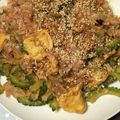 ナチュミンご飯's cooksnap of when they made 冷凍豆腐♬ゴーヤチャンプル♡.