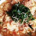 Nöööla♡'s cooksnap of when they made 酸っぱ～い。辛ラーメンの食べ方♪.
